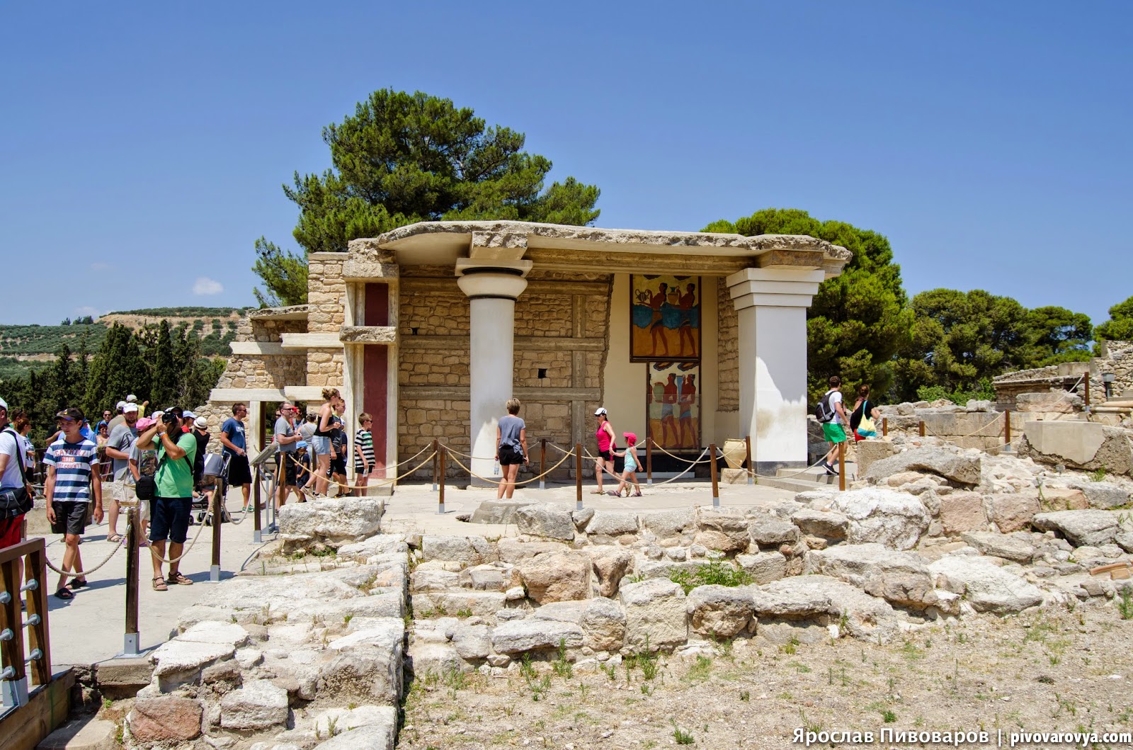 Кносский дворец на острове Крит (Греция)