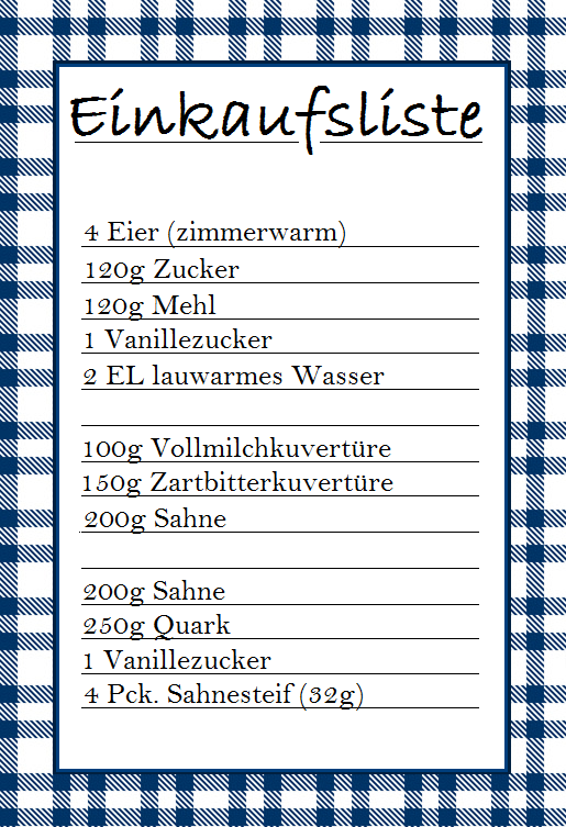 einkaufsliste nachtisch dessert, nachtisch, nachtisch rezepte, dessert rezepte, törtchen rezepte