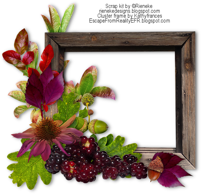 Escape From Reality Blog FTU Cluster & Cluster Frames 'Spicy Autumn'