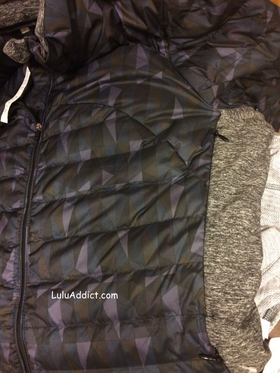 lululemon fluff off jacket stained glass