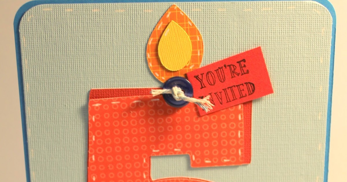 Lori's Crafty Spot: Five Year Old Birthday Invitations