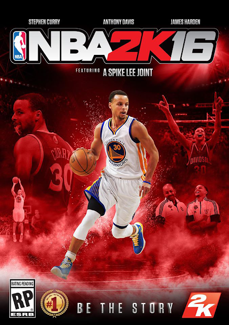 NBA 2K16 Cover Steph Curry