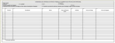 Formulario Resolución SRT 299/11