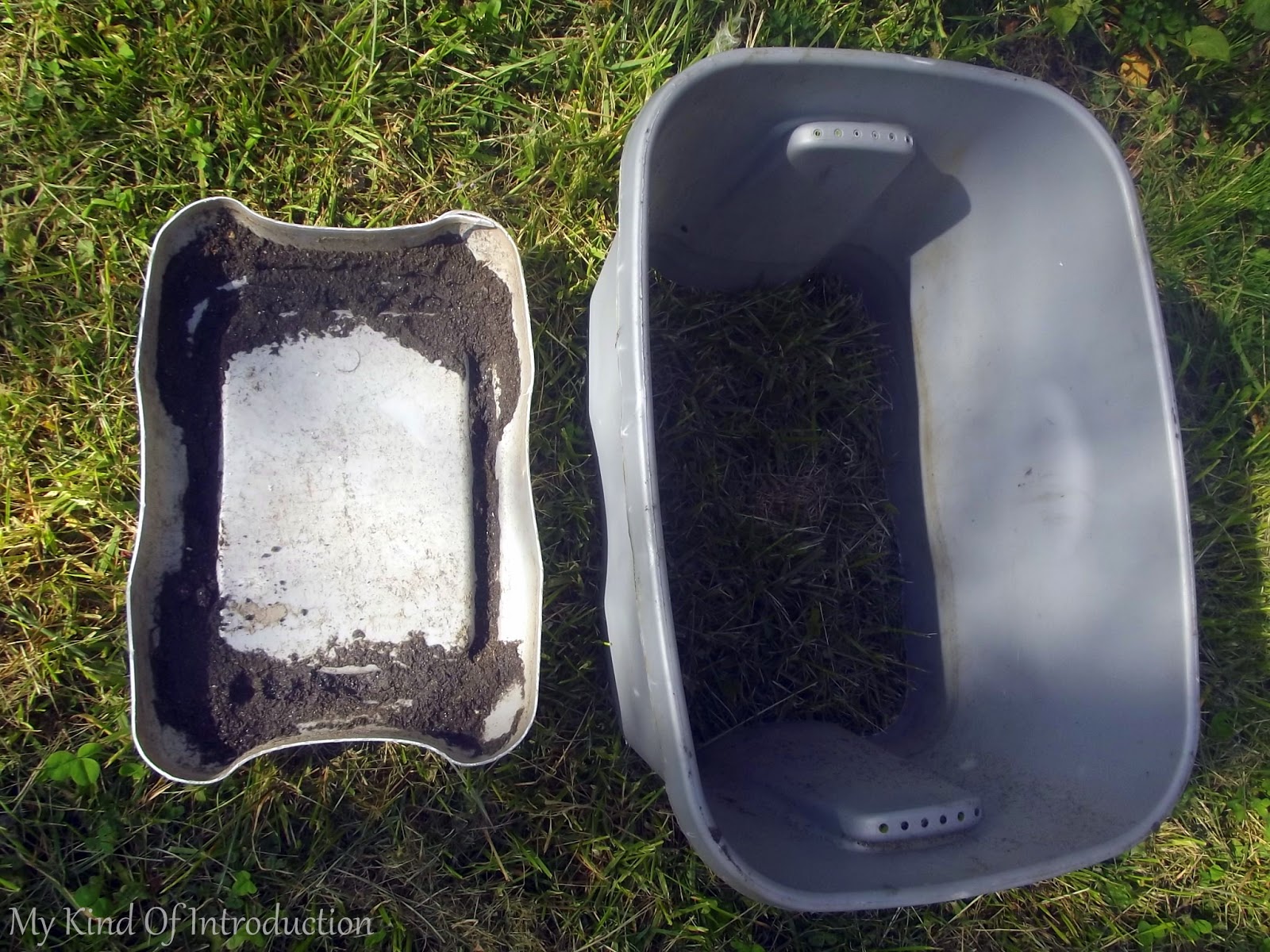 My Kind Of Introduction How to make a Compost Pile with a Storage Tote