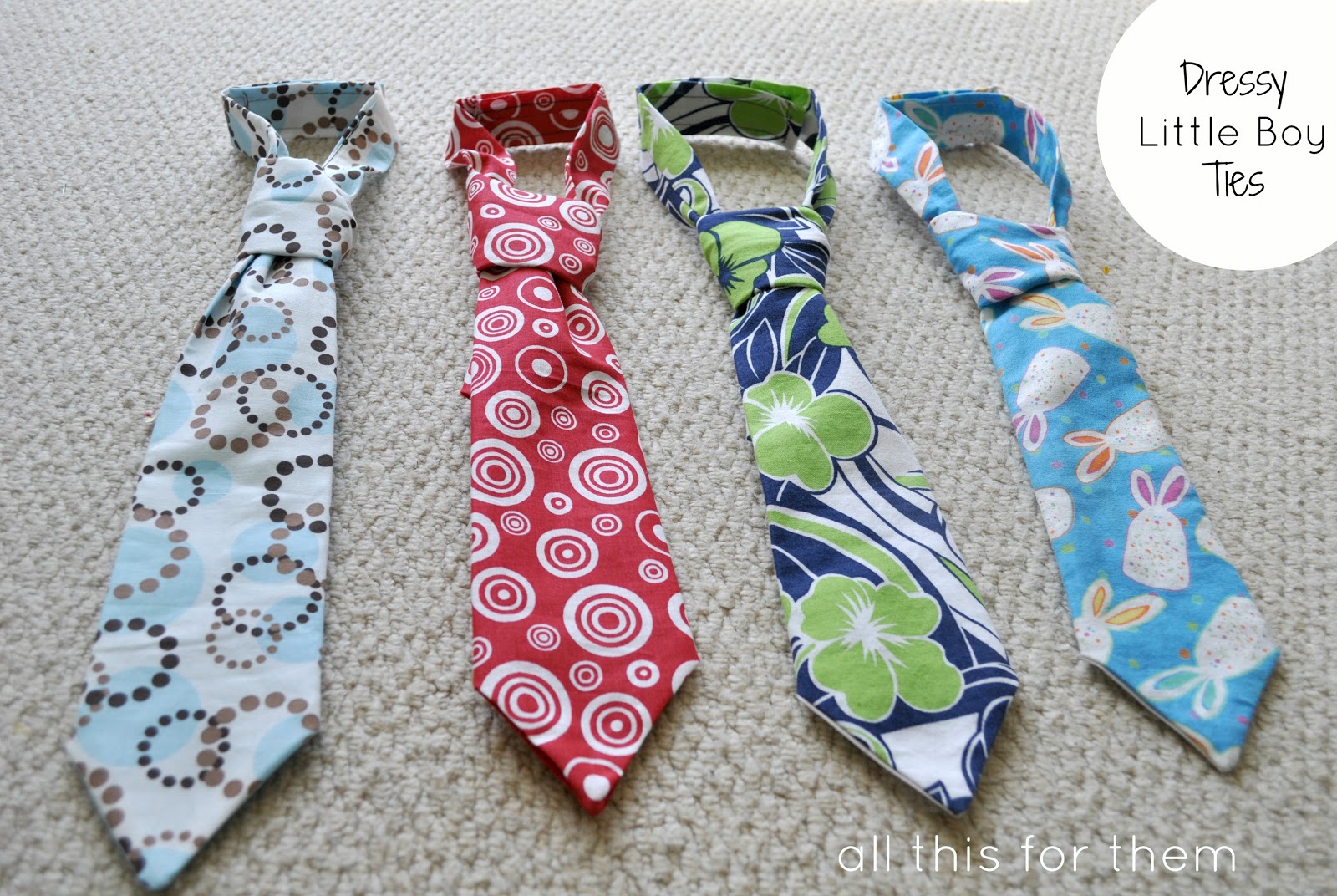 all this for them Dressy Little Boy Ties