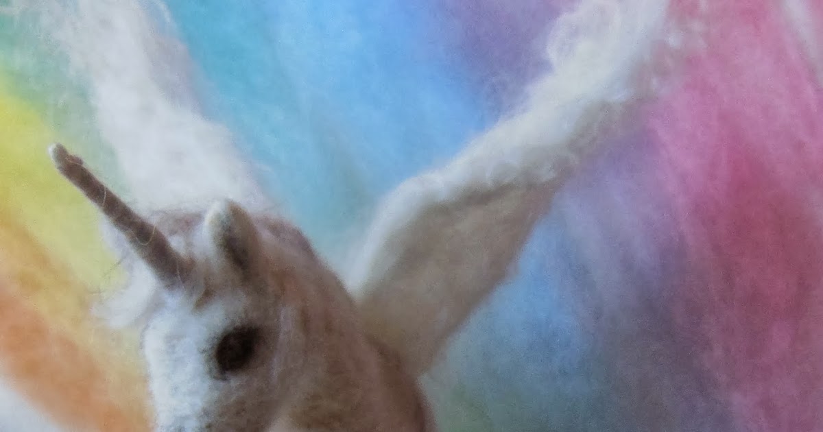 Claudia Marie Felt Rainbow Needle Felt Wool Painting Tutorial