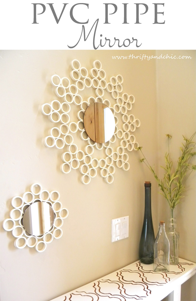 Mirror made out of PVC Pipe!