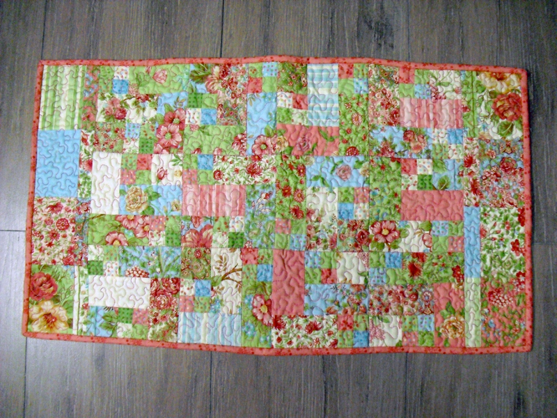 using squares table runner charm using squares runner table Completed charm using squares table runner charm using squares runner table Completed charm