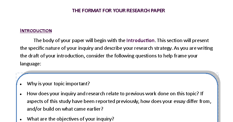 Chapter 4 Research Paper Samples