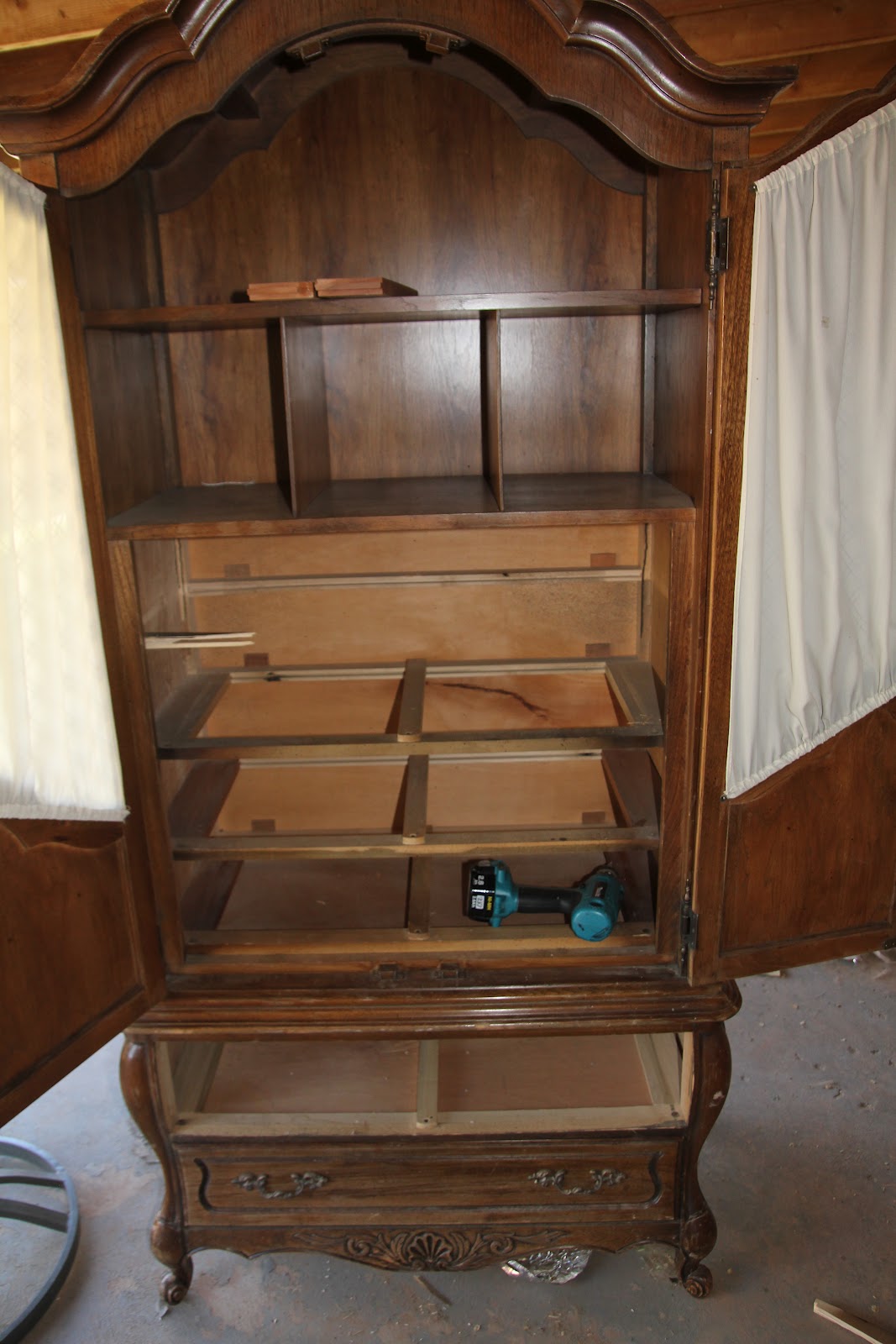 Drab to Fab Armoire Redo