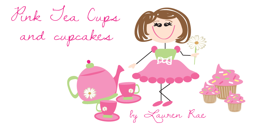 Pink teacups and cupcakes