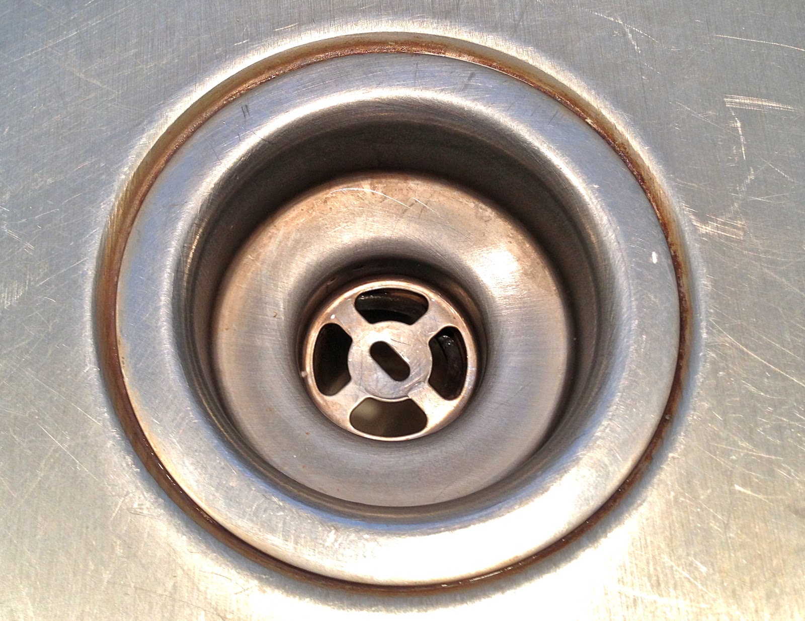 Eclectified Living How to remove rust from a stainless steel sink