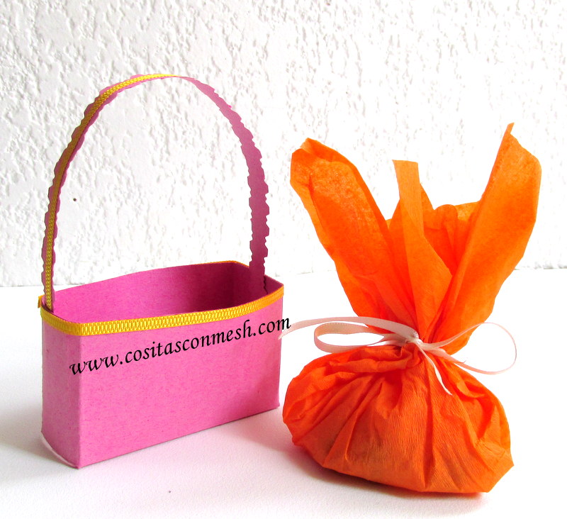 Cómo hacer bolsitas para regalar en san valentín cositasconmesh