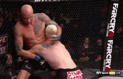 Joe Riggs blesse cou pendant Take Down UFC on Fox 13