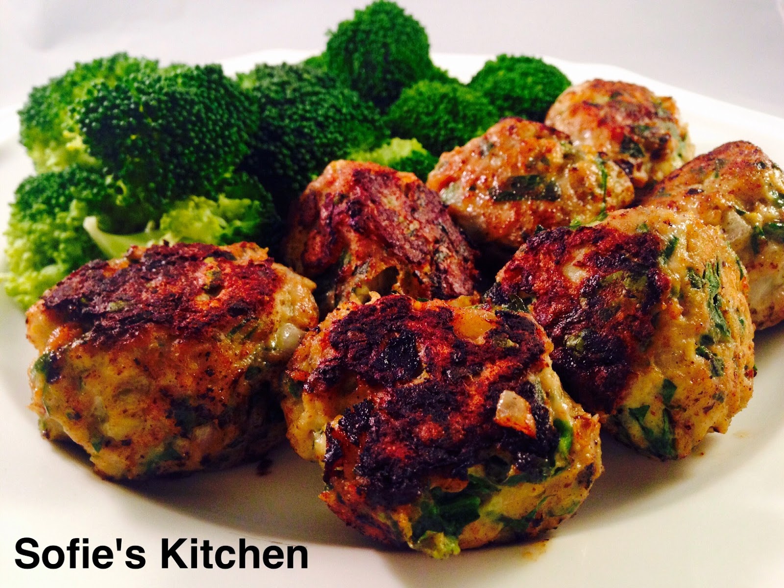 Sofie's Kitchen Spinach Turkey Meatballs