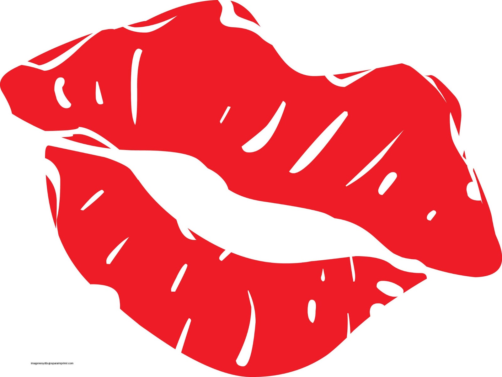 Dibujos de labios para imprimir - Imagenes y dibujos para imprimir