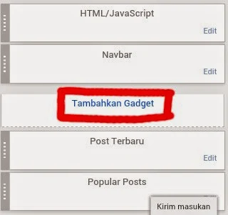 cara membuat widget artikel terbaru di blog