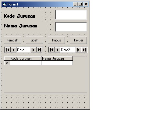 Membuat Database Menggunakan Visual Basic | membuat program database sederhana menggunakan visual Membuat Database Menggunakan Visual Basic | membuat program database sederhana menggunakan visual