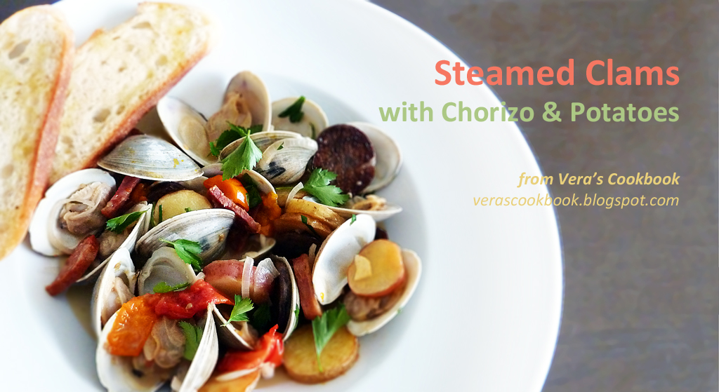 Steamed Clams with Chorizo and Potatoes Vera's Cookbook