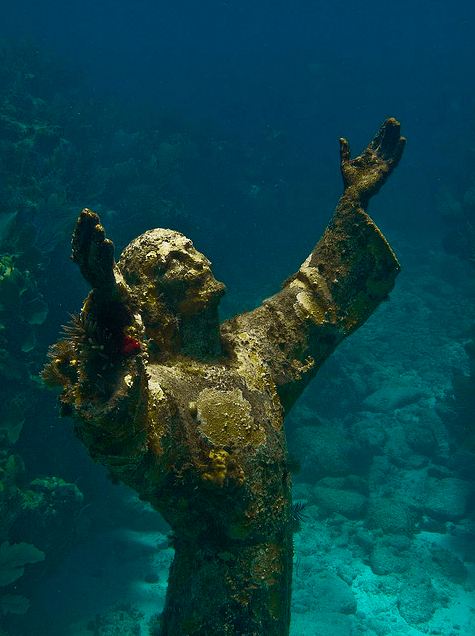 Christ of the Abyss, Italy Christ of the Abyss, Italy