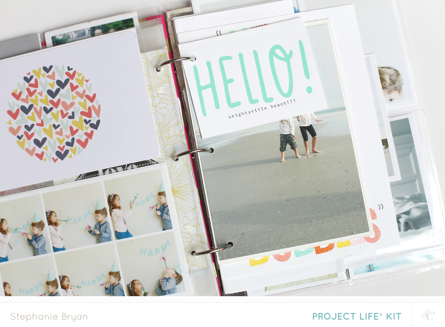 Stephanie Makes January Project Life Album Part I