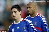 Samir Nasri and Thierry Henry