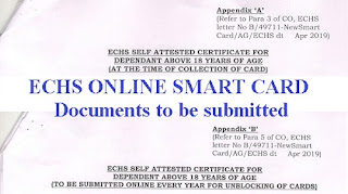 ECHS Smart Card: Documents required as proof of income to check eligibility of dependents