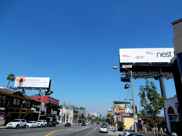 Nest Cam Innocent Until proven guilty paw print billboards Nest Cam Innocent Until proven guilty paw print billboards
