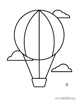 Hot Air Balloon Coloring Pages Hot Air Balloon Coloring Pages