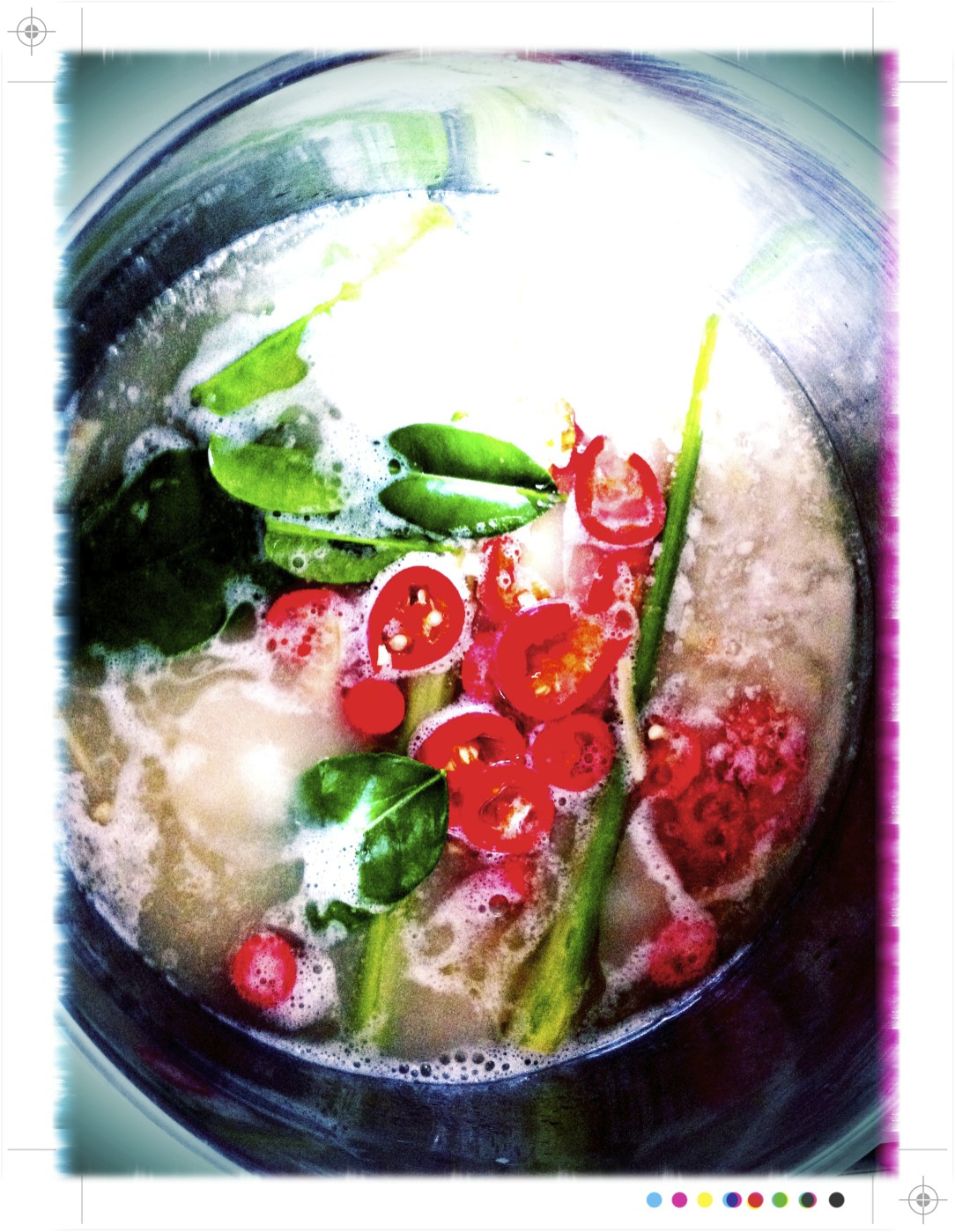 Toast Chicken and Coconut Broth