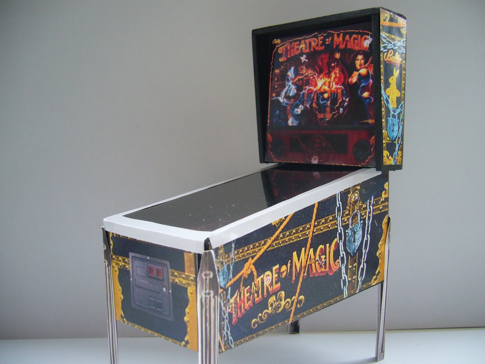 Retro Heart All new Revamped Pinball Table Style