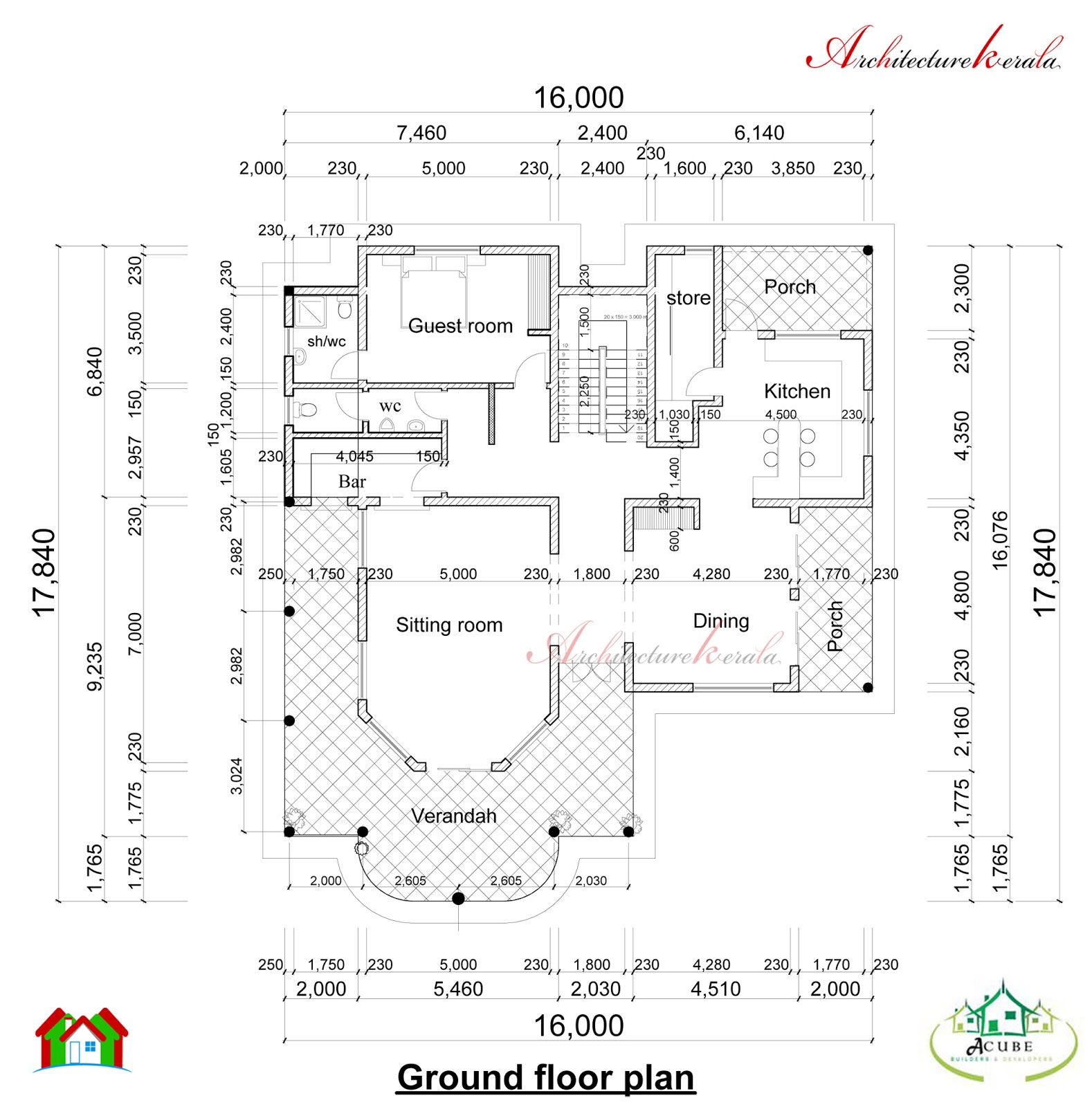 100 Kerala Style House Plans Single Floor Single Floor