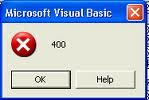 Visual Basic Error Codes