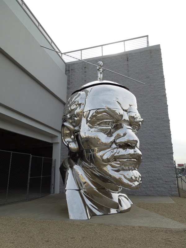 Miss Mao Top of Lenin Head sculpture