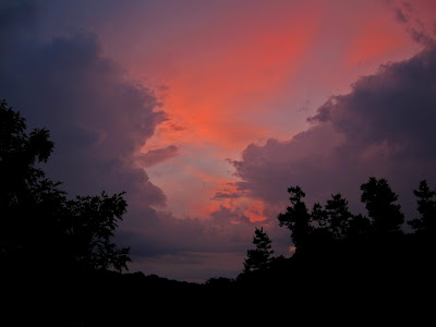A beautiful sunset here in Rocky Mount!