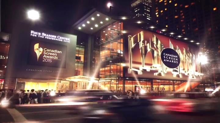 Canadian Screen Awards 2015 Four Seasons Center for the Performing Arts