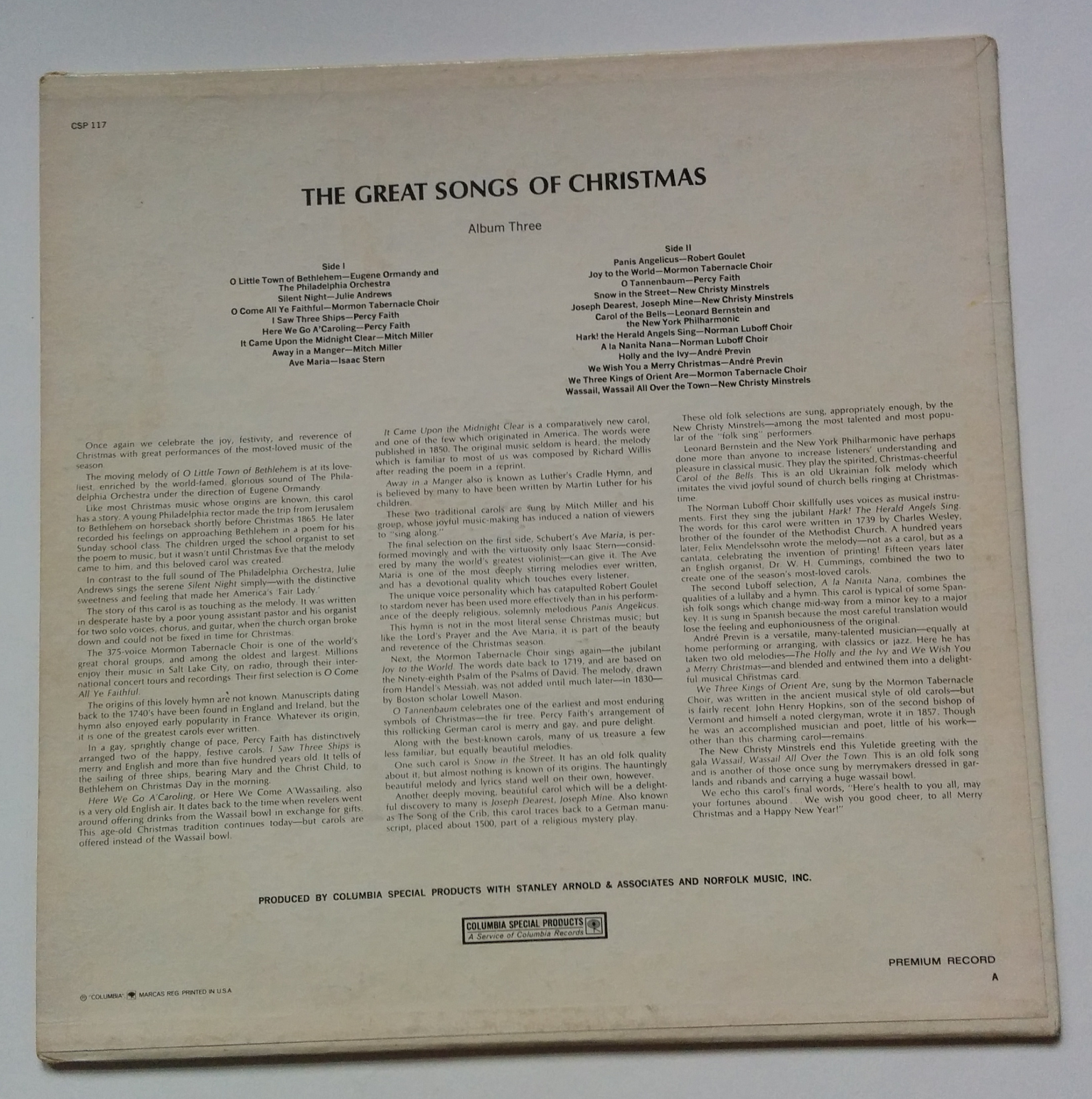 journey through records various artists the great songs robert goulet christmas songs