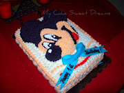 Mickey Mouse Birthday Cake (mickey mouse cake)