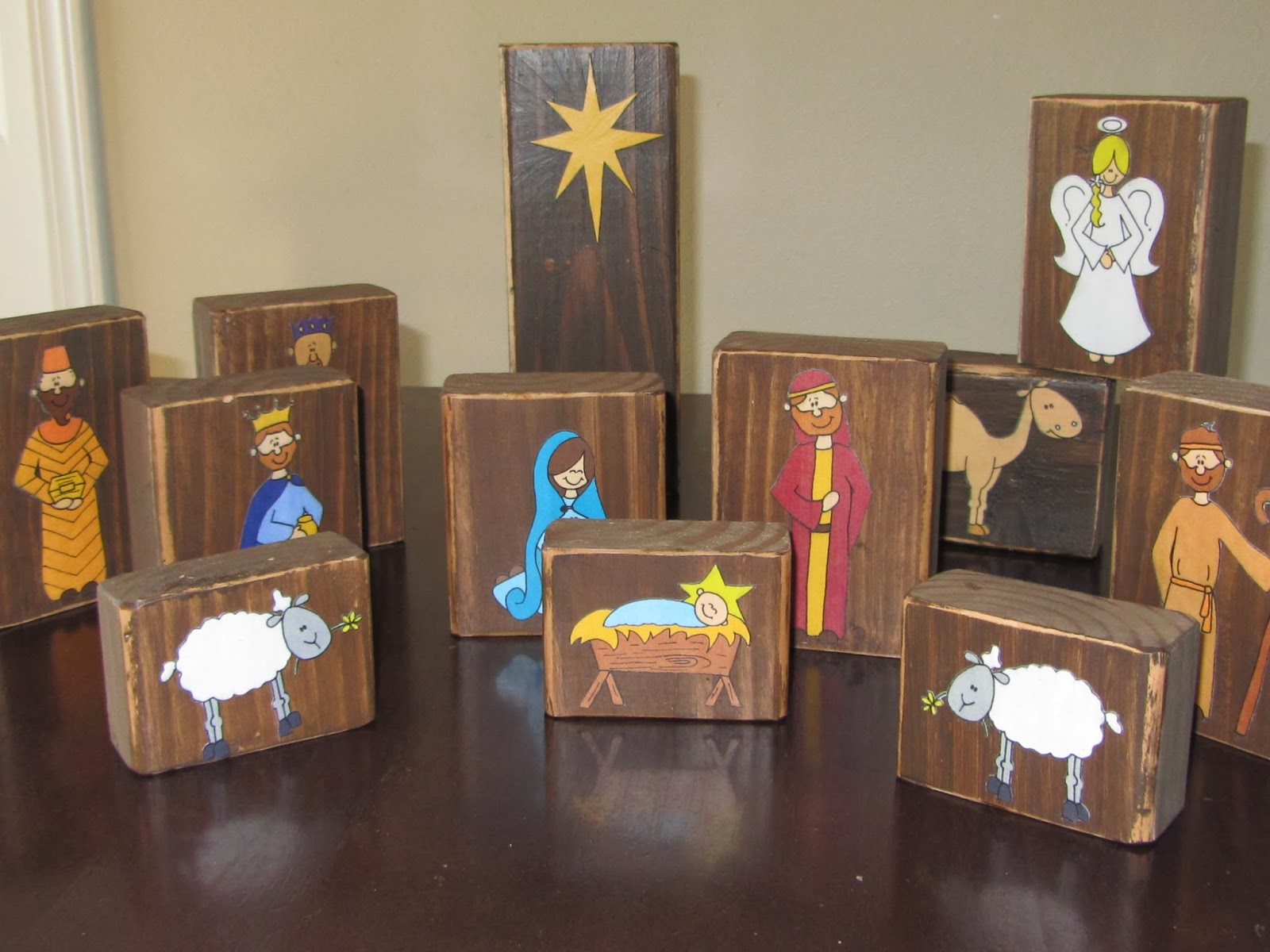 Spring Time Treats Nativity Blocks