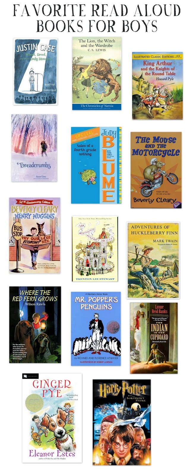Nine Sixteen My Favorite Books To Read Aloud To Boys
