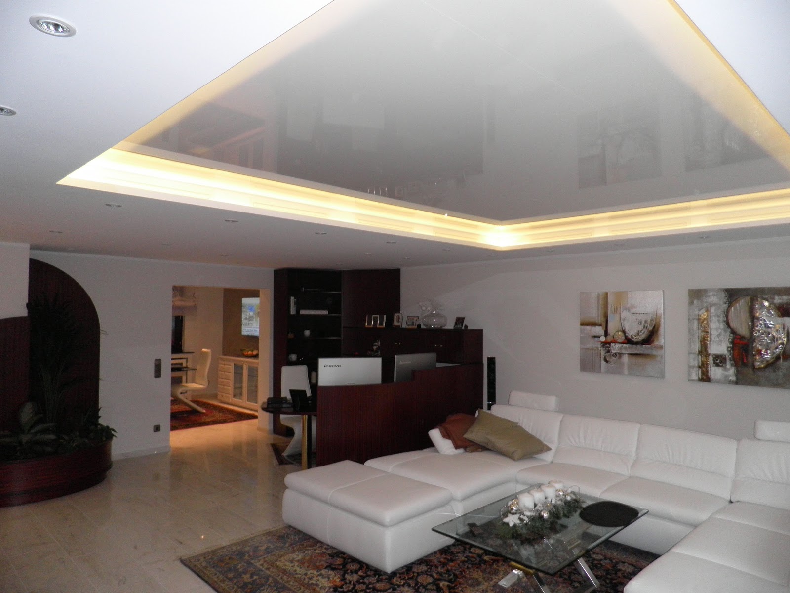 Wohnzimmer decken ideen – dumss.com
