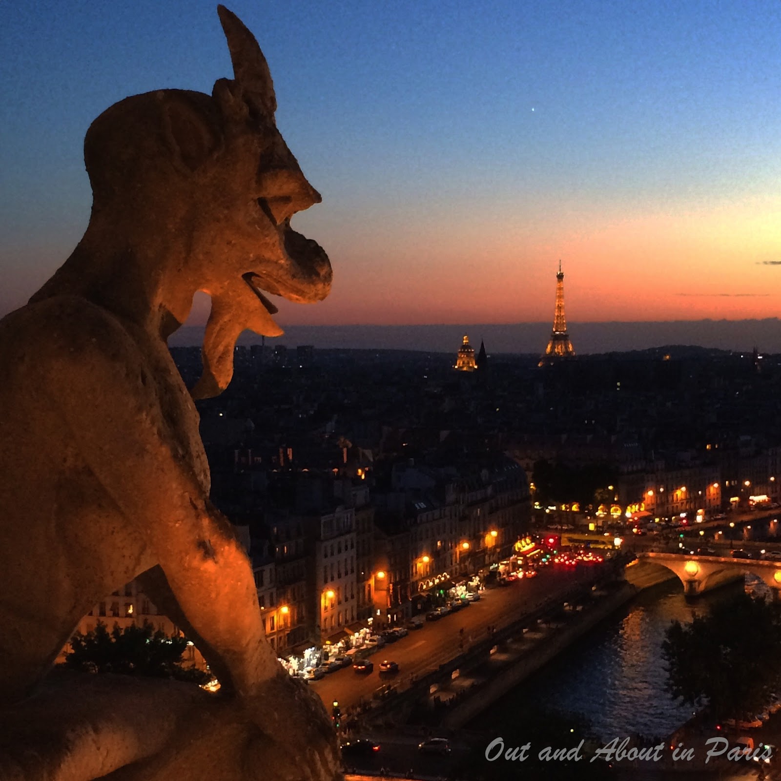 Climb to the top of the towers of Notre Dame Cathedral for one of the