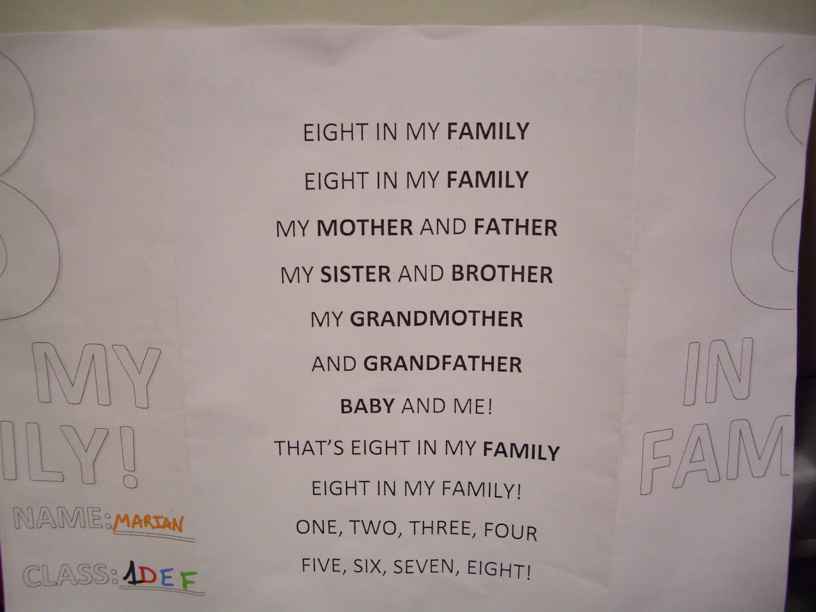 Essay on my family for class 8 image