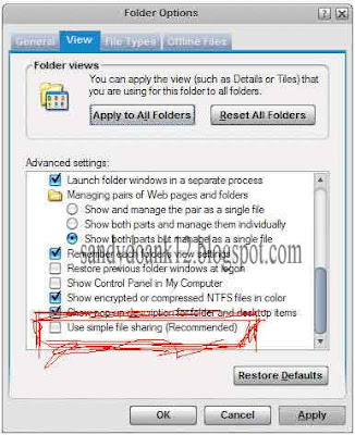 Use Simple File Sharing Use Simple File Sharing