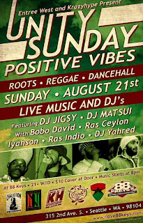 Unity Sunday - Roots Reggae & Dancehall Party at 88 Keys