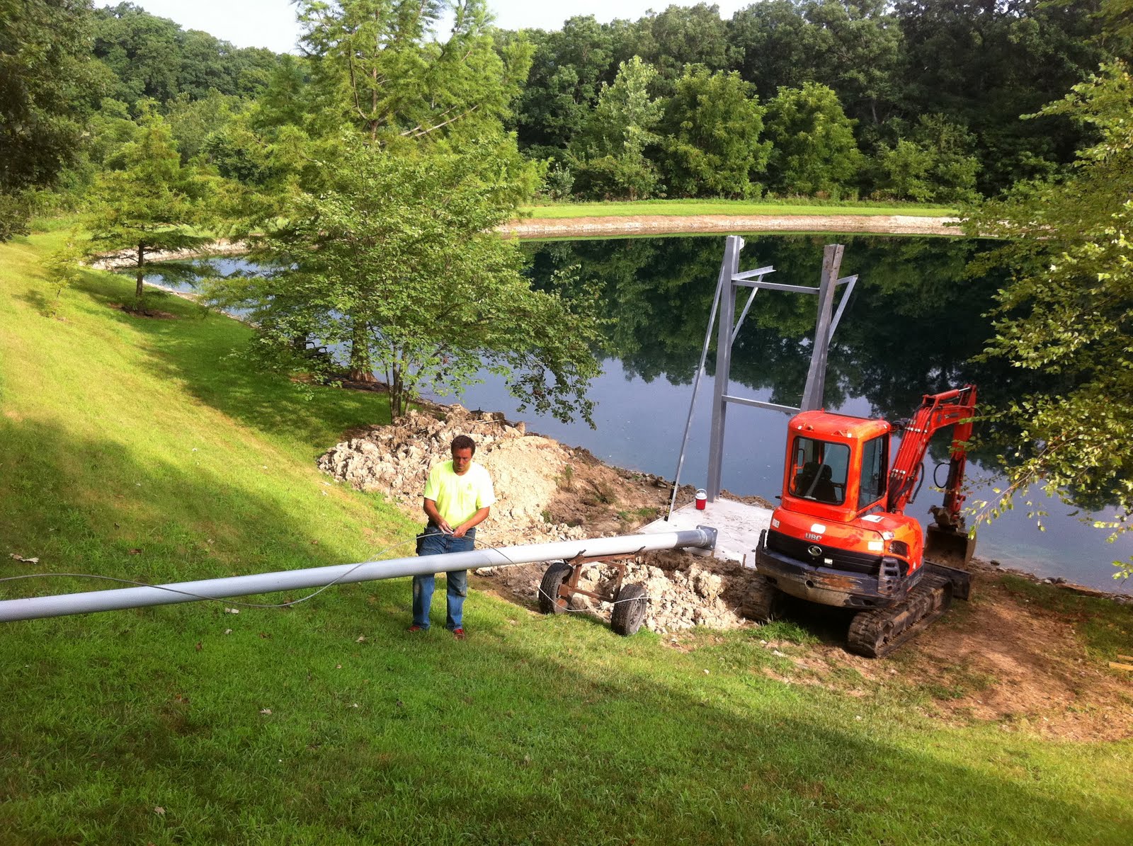 Herman Brothers Blog Perfect Pond Rope Swing