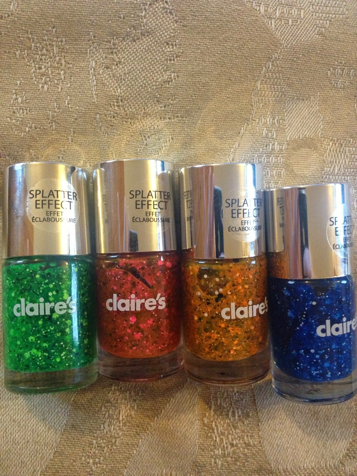 Beautygeek90 Claire's Accessories Scatter Nail Polish Review