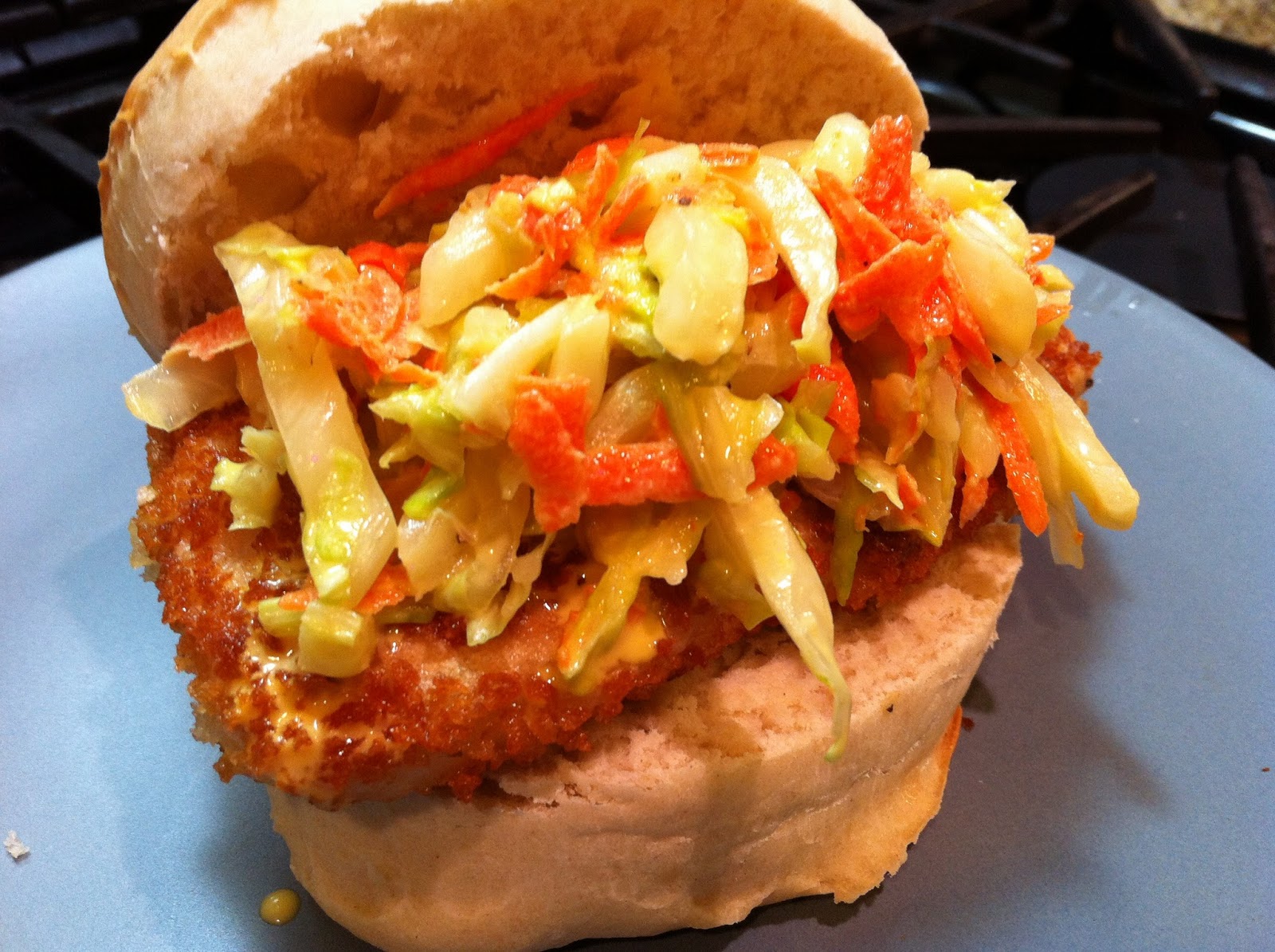 Cooking with SAHD Fried Fish Sandwiches with Coleslaw