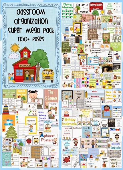  Classroom Organization Super Mega Pack