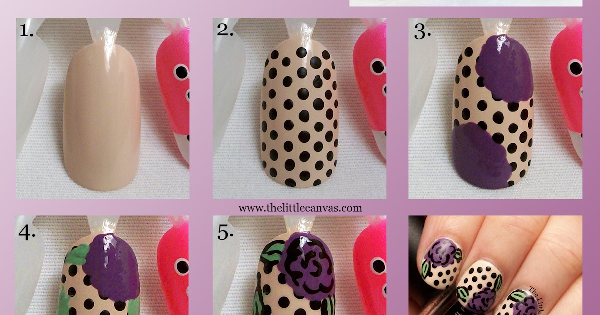 1. "Rose Nail Art Tutorial with Crystal Centers" - wide 7